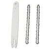 1 Set 14 Inch Chain Saw Chain Guide Bar+2 Saw Chains 3/8 LP For STIHL 017 MS170 MS171 Chain Saw Replace Woodworking Garden Tool 3