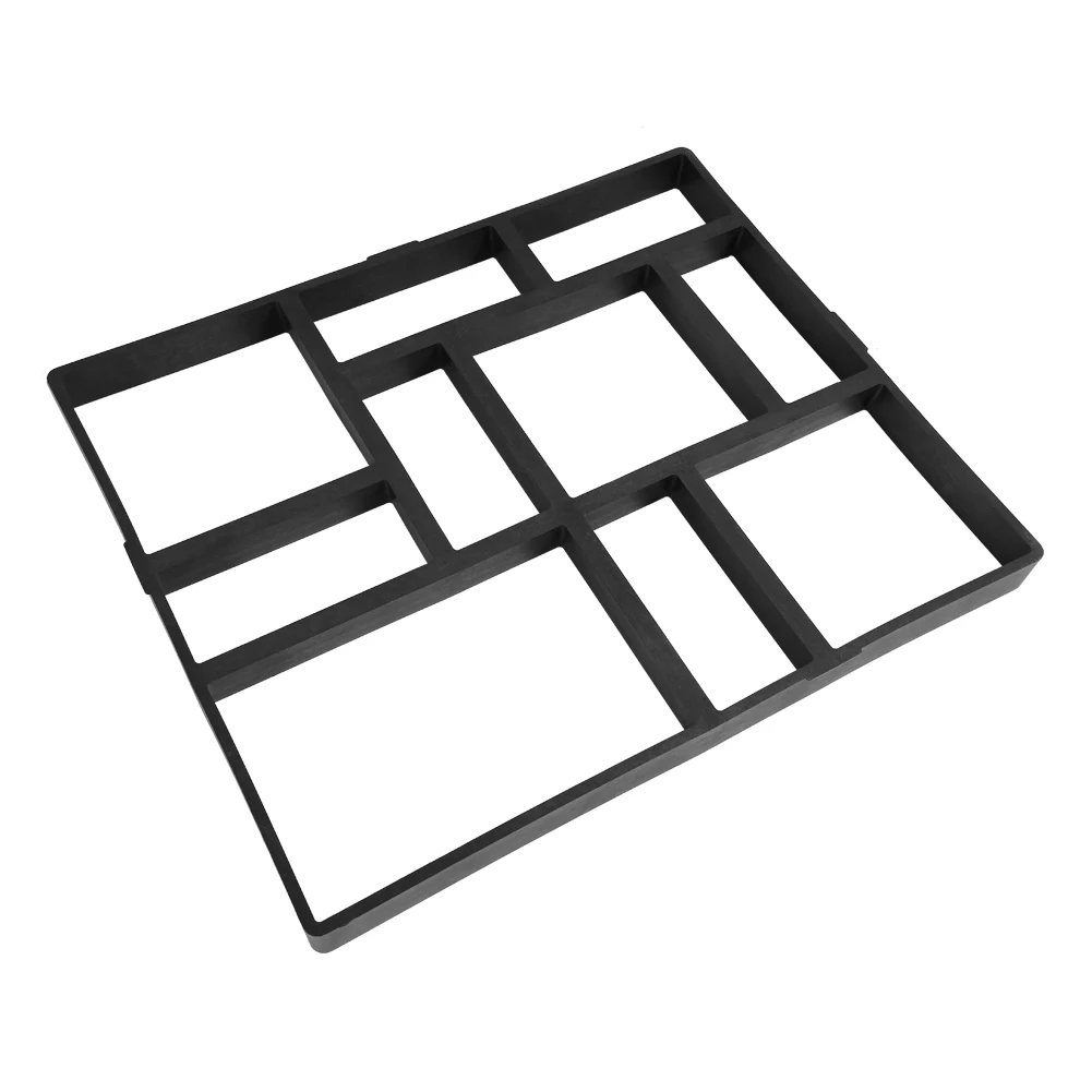 Concrete Mold Concrete Stepping Mold Garden Plastic Maker Road Paving Cement Mould Brick Stone Pathmate Stone