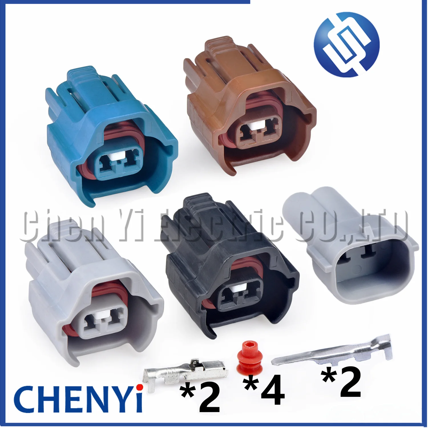 2 Pin Connector Fuel injector plug PA847-02127 15316989 6189