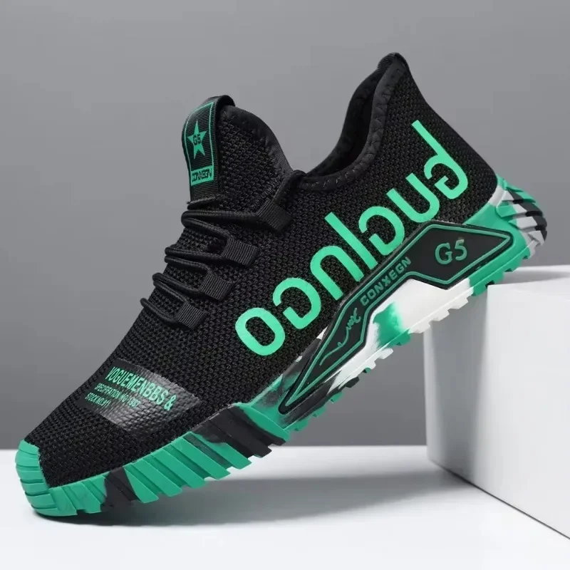 Fitness studio neue vulkan isierte Schnür-Walking-Sneakers bequeme, verschleiß feste Freizeit schuhe Walking Summer Mesh Flats Mode atmungsaktiv