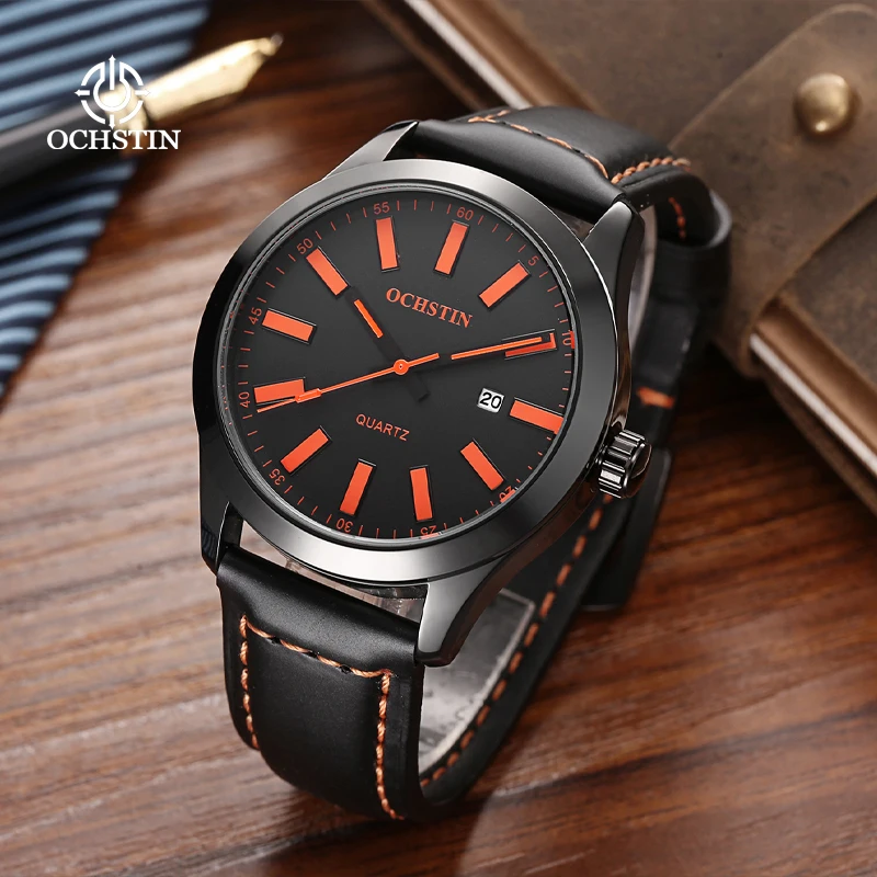 ochstin hot model 2024 casual fashion style legend series multifunction quartz movement waterproof watch men's quartz watches