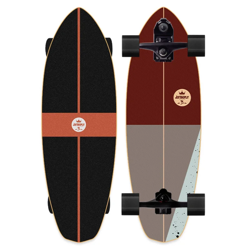 2022 82Cm Professionele S7 P7 Carver Surf Land Skateboard Zeer Gladde Esdoorn Professionele Land Surfboard Grote Vis Board