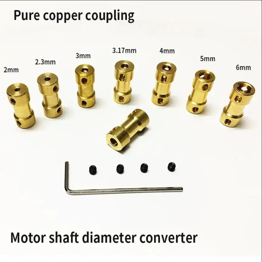 Brassflexiblemotorshaftcouplingcouplingmotordriveconnector