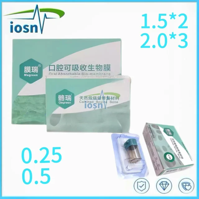 Dental material powder periosteum implant repair membrane Oral Absorbable Bio-membrane Calcined Bone oral planting Material