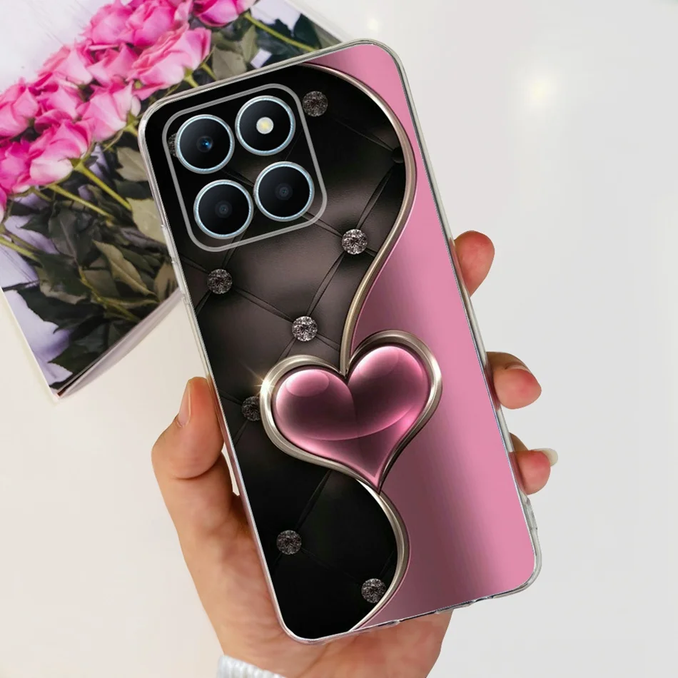 Elegant Pattern Soft Silicone TPU Phone Back Cover