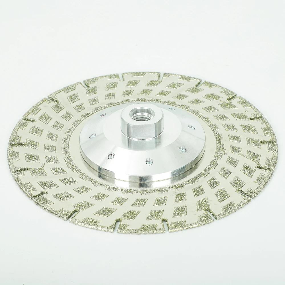 

1Pc 7"180mm M14 Flange Electroplated Diamond Cutting Disc Star Grinding Disc Stone Concrete Grinding Pad Diamond Cutting Disc
