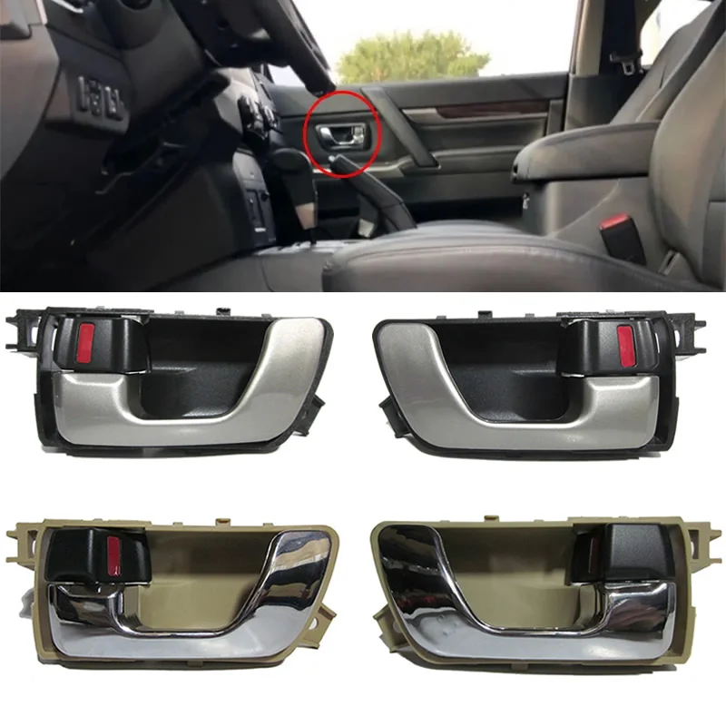 Mitsubishi Pajero Montero Shogun MK3 V63 V65 V73 V75 V77 V78 2001-2006 내부 내부 도어 핸들 용 자동차 도어 핸들
