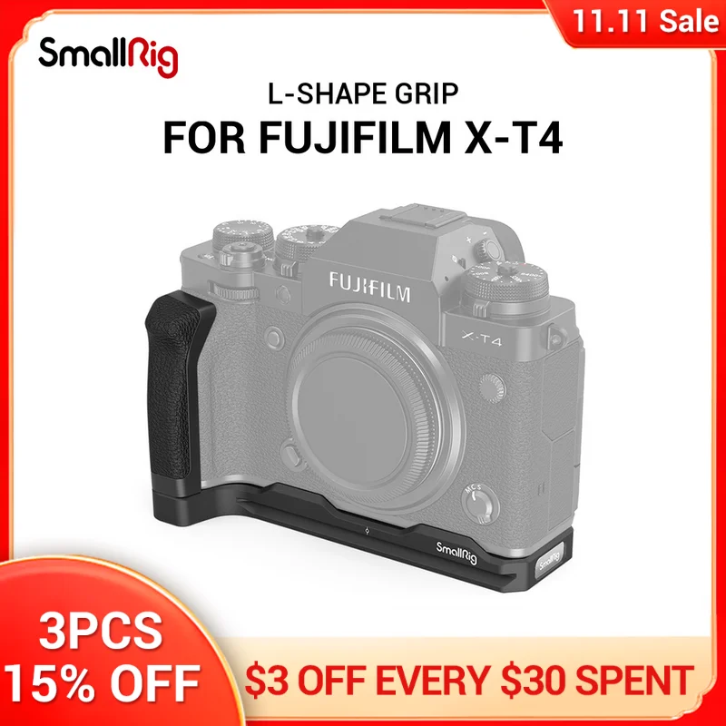 

SmallRig XT4 L-Shape Grip for FUJIFILM X-T4 Camera Feature Arca-Swiss Plate for Quick Release 2813