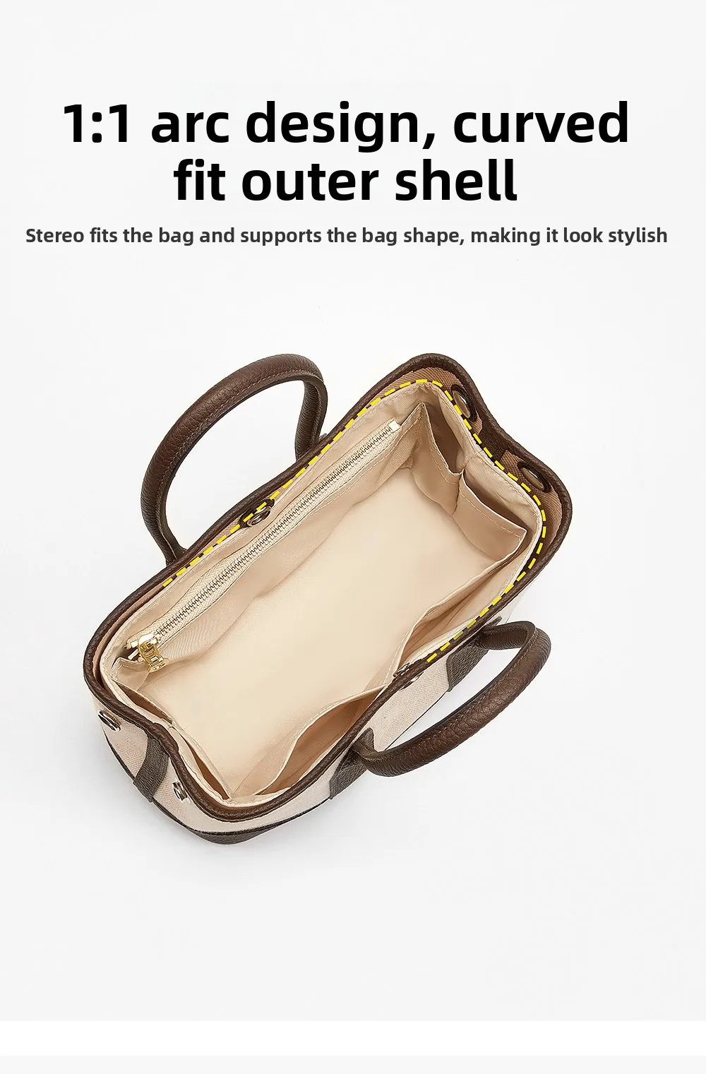 Nylon Bag Insert Liner For Garden Party 23 30 36 Bag Organizer Support Shaper Tidy Storage Lightweight Durable Perfect Fit