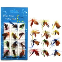 12pcs Insects Flies Set For Carp Trout Topwater 1