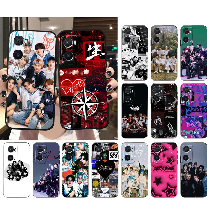 

Kpop Stray Kids Phone Case For OPPO A16 A17 A32 A52 A53S A54 A55 A57 A58 A74 A8 A91 A96 REALME 8 C20 C21