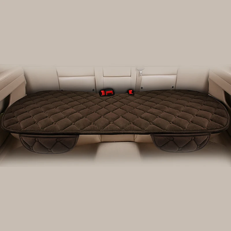 Car Seat Cushion 1 diamond-shaped short pile with storage bag suitable for most car SUVs