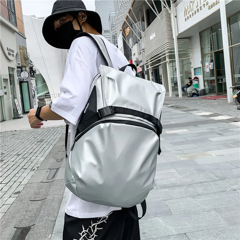 

Designer Creativity New Trend Backpack Shoulders Bag College Student Schoolbag Fashion Simple Sports LeisureTravel Knapsack Bags