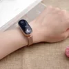 Strap For Xiaomi Mi Band 8 9 7 6 5 43 Smart Bracelet Women Girls Fashion Metal Mesh Watchband Replacement Accessories Miband 7 6 3