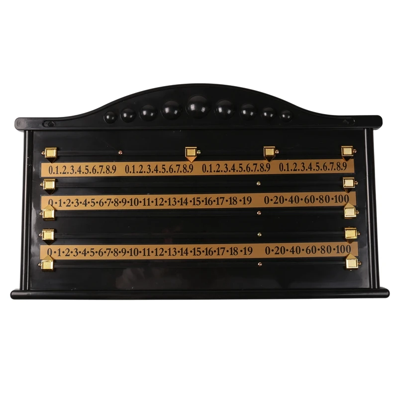 

3X Billiards Scoreboard Snooker Score Recorder Club Game Recording Board Calculation Number Billiards Accessories