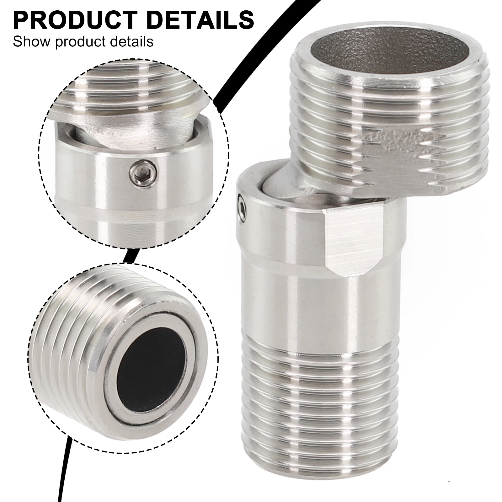 360Degree Adjustable Faucet Angled Curved Eccentric Screw Corner Tap Adapter Shower Head Extension Elbow Connector Hardware