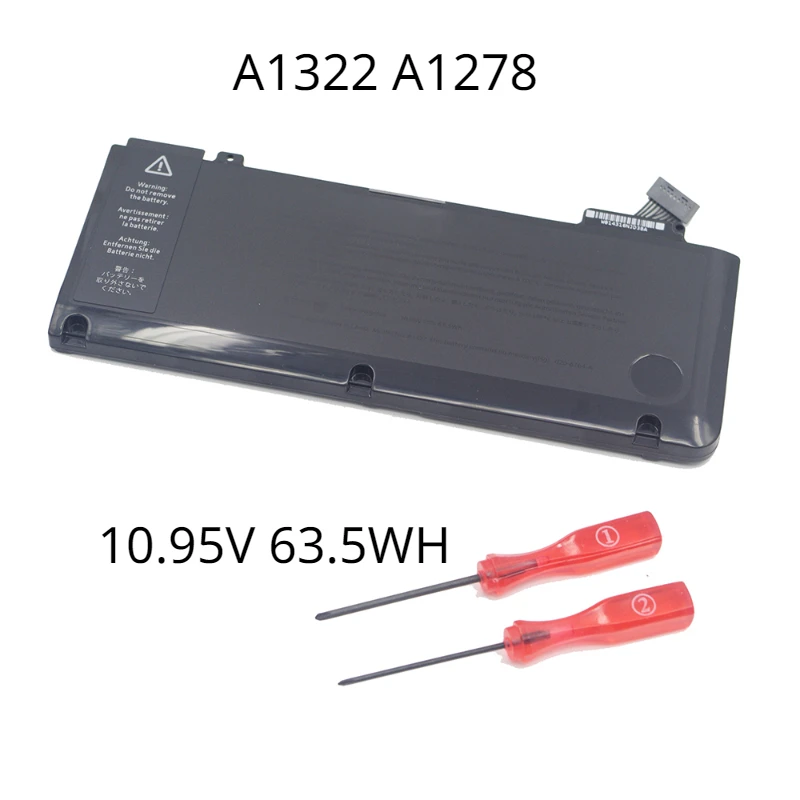 Bateria Original do Portátil para Macbook Pro A1322 A1278 Mc374 Mc700 13