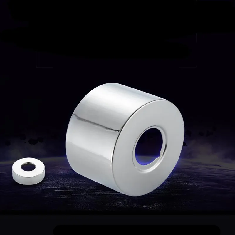 Self-Adhesive Shower Faucet Decorative Cover Chrome Finish Stainless Steel Water Pipe Wall Covers Bathroom Accessories 1Pc