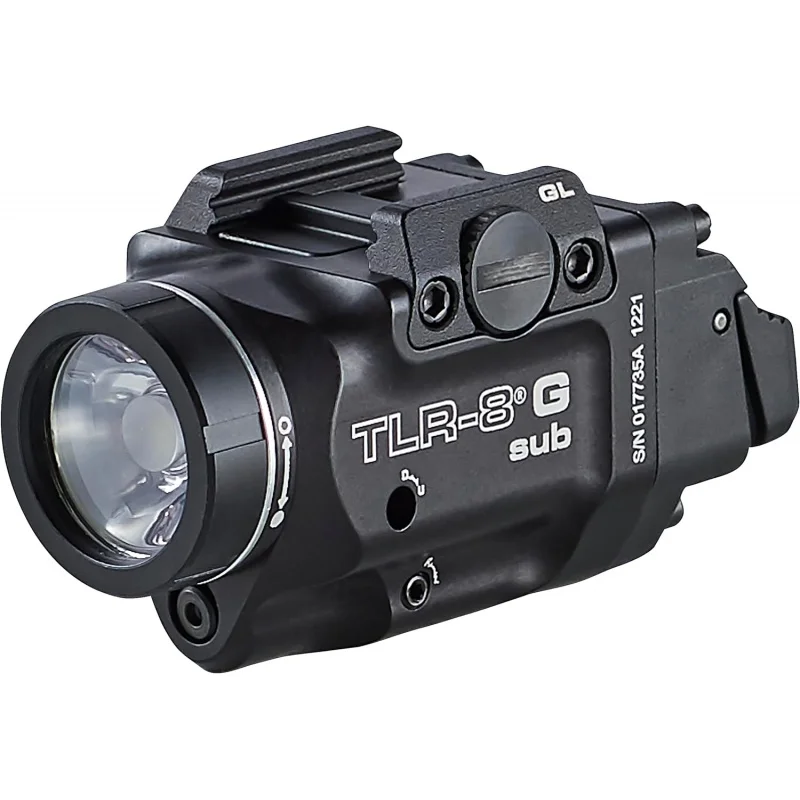 

Streamlight 69431 TLR-8G Sub 500-Lumen Compact Rail-Mounted with Integrated Green Aiming Laser Exclusively for Gl