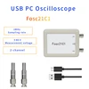 Fosc21C1 2-channel USB PC oscilloscope 1Mhz sampling rate portable oscilloscope MCU development 1