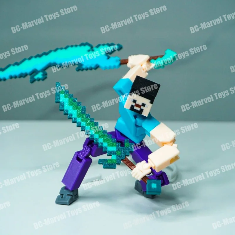 Фигурки Minecraft Steve Bandai | AliExpress