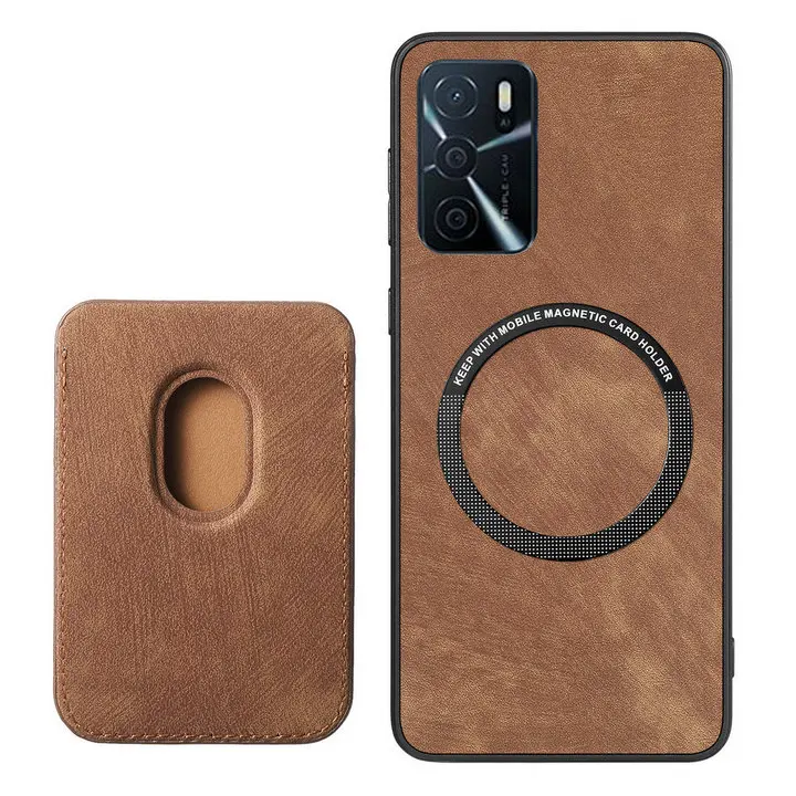 Premium 2-in-1 Removable Magsafe Leather Back Cover Case