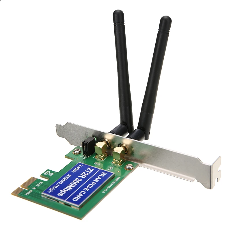 Pci-e Express To Pci-e Adapter Card Wireless Network Card Wifi Mini 2  Antenna External Pc - Add On Cards & Controller Panels - AliExpress