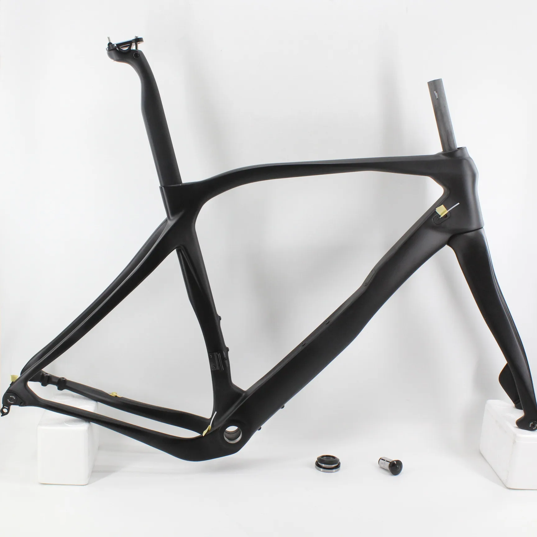 Guidon Et Tige De Selle Intégrés En Fibre De Carbone 31,8 Mm - Pour Vélo De Route, Neuf, Garantie 2 Ans