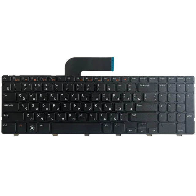Русская клавиатура для ноутбука Dell Inspiron 15R N5110 M5110 N5110 M511R M501Z RU Black 2