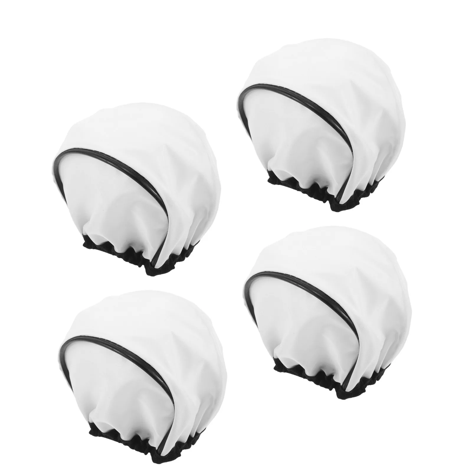 4Pcs 3.9x3.7 인치 카메라 플래시 디퓨저 소프트박스 인물 정물 사진 촬영용 부드러운 조명 효과 휴대용 경량