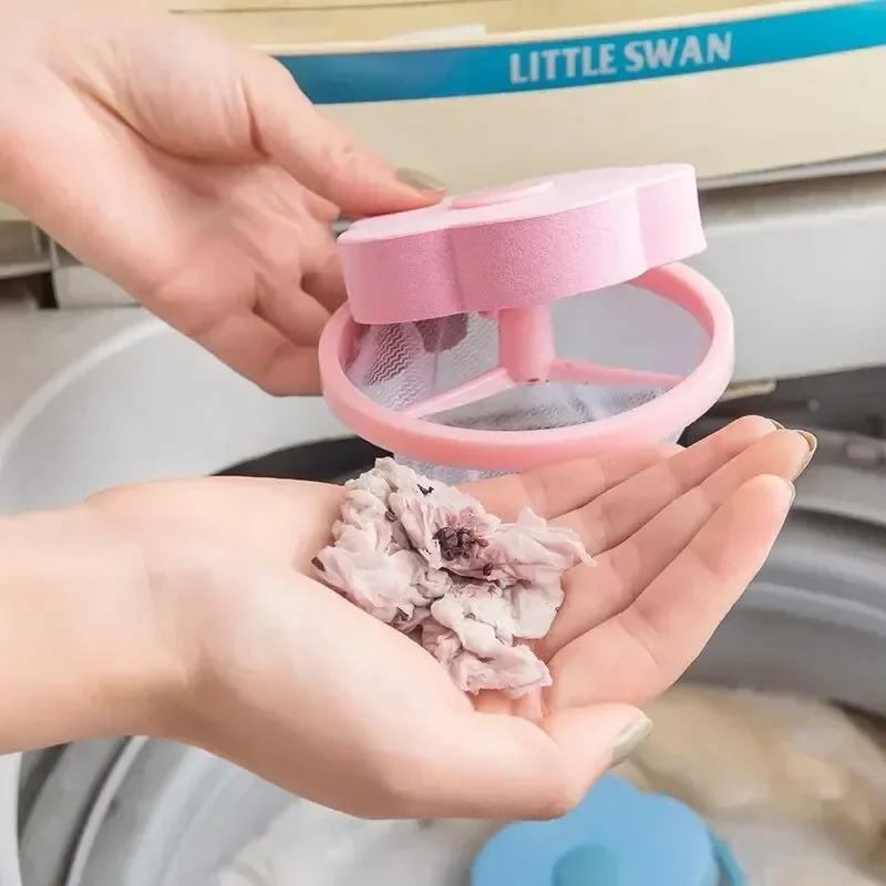 Pet Hair Remover Washing Machine Floating Lint Filter Bag Reusable Laundry Ball Clothes Hair Cleaning Tools Cat Catcher pet hair remover pet cleaning tools laundry lint remover