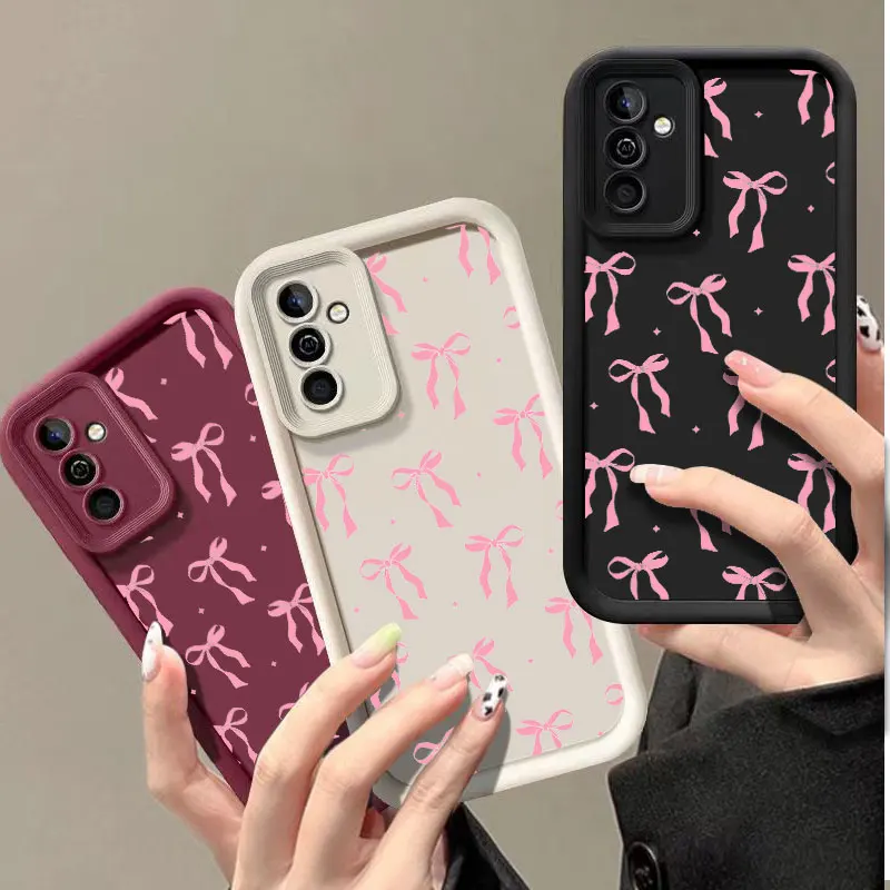 Bow Aesthetic Fashine Shockproof Soft Phone Case Cover