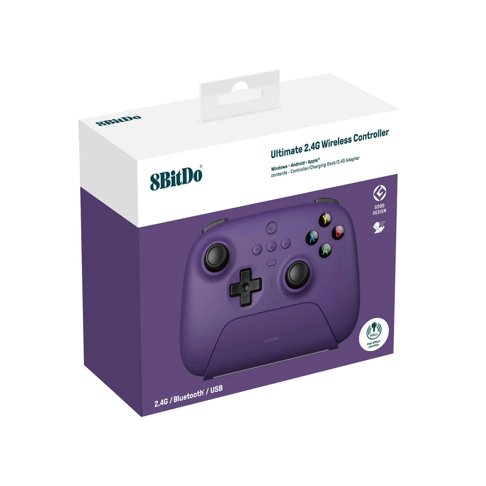 8BitDo-ñ 2.4G , Ȧ Ʈ ̽ƽ Ʈ, PC  Ʈѷ,   ũ, ȵ̵  , ǰ