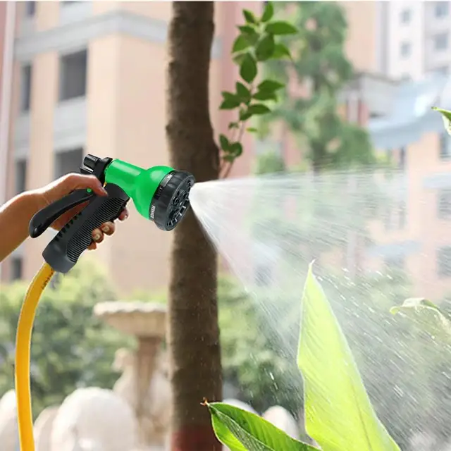 Nagynyomású Tömlő Fúvókák 8 Módok Öntözés Spray Kert Virág Öntöző Öntözőkészítő Állítható Fúvóka Autó Szerszám - Image 5