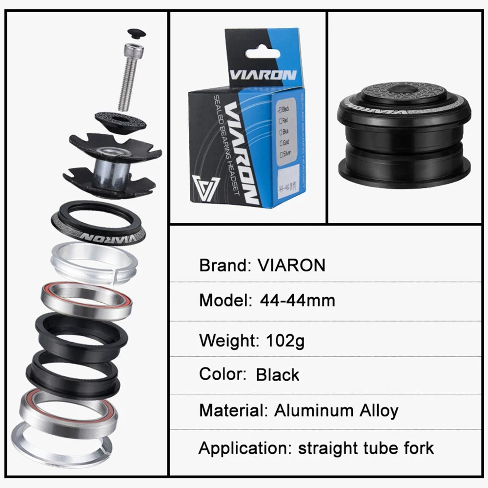 Enhanced Bicycle Headset 44mm - Low Profile Semi-Integrated Design