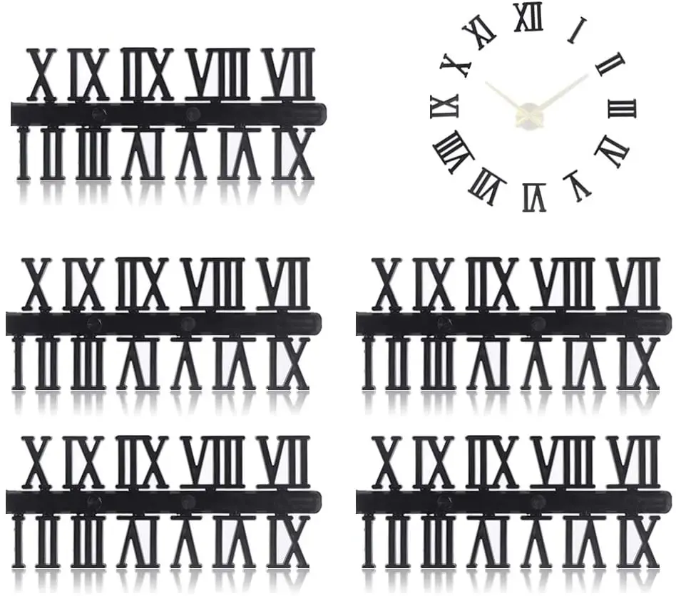 1 Set Complete Quartz Clock Dial Repair Kit Including Quartz Clock Movement and Mechanical Parts Hands Dial Numerals quartz clock mechanism clock parts
