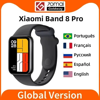 글로벌 버전 샤오미 스마트 밴드 8 프로, 1.74 인치 AMOLED 스크린, 5ATM 방수 GNSS 혈중 산소 심박수 모니터링, 블루투스 5.3 상품 이미지