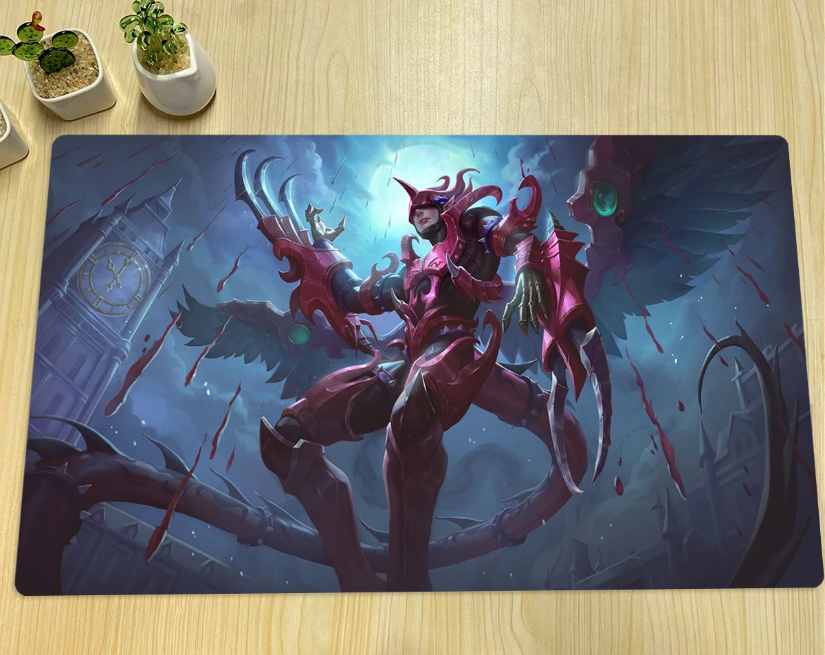 YuGiOh Playmat Destiny Hero Destroy Phoenix Enforcer TCG CCG Board Game