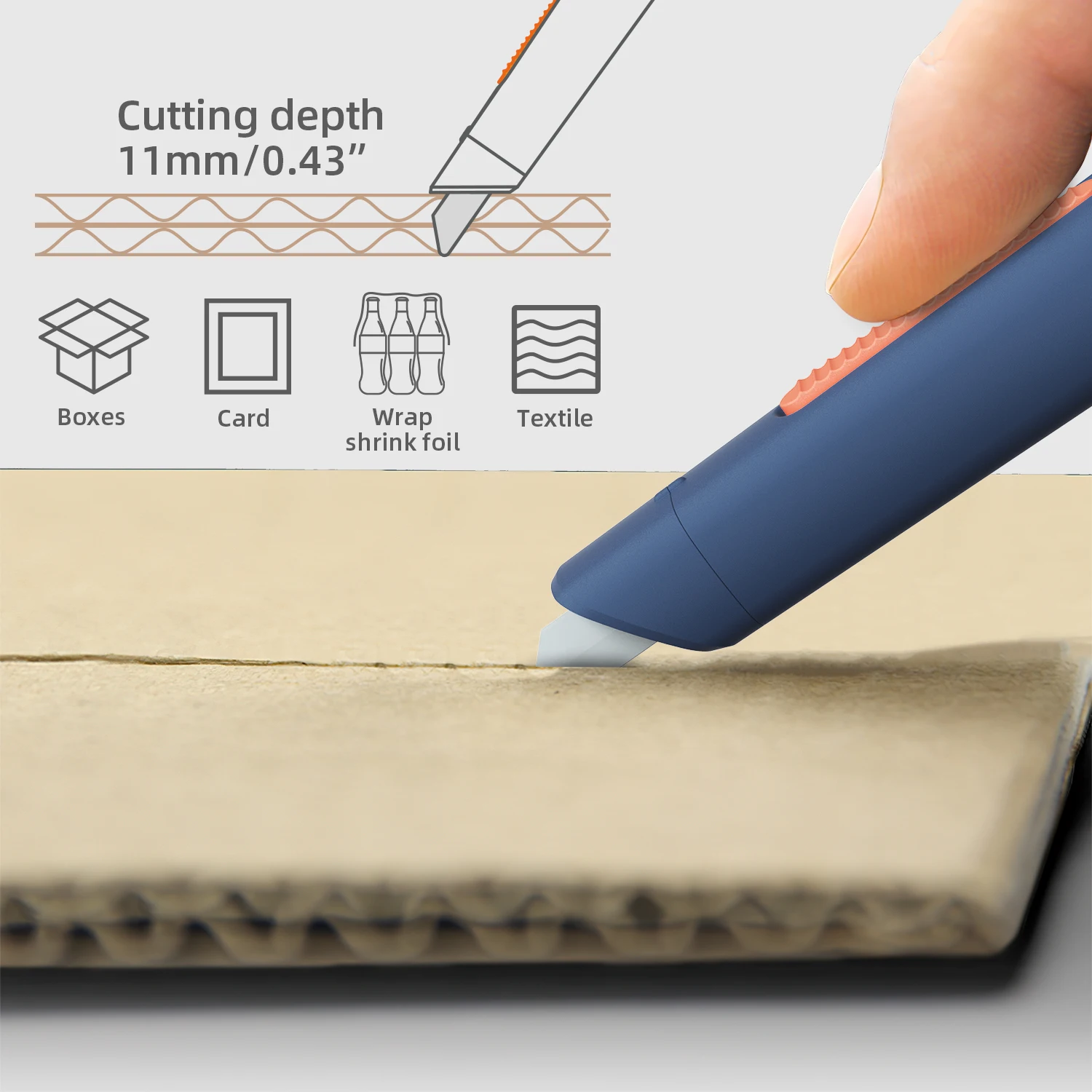 SafeX T102,Portable Unpacking Knife, Ceramic Blade, Paper Cutting Knife, Express Delivery Opening Packages