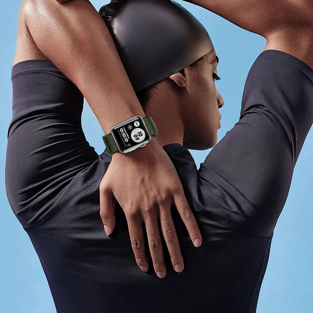 Adjustable Nylon Elastic Watch Strap Bracelet