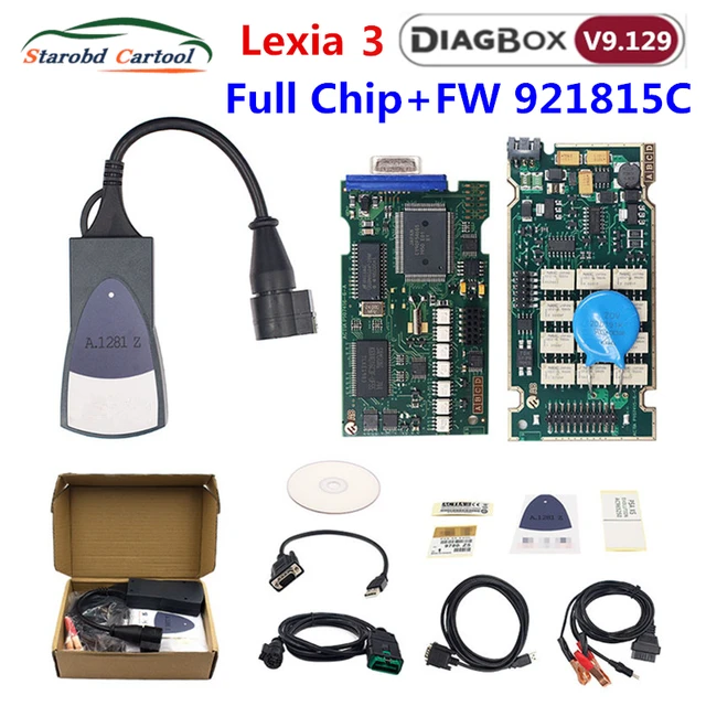 Aer Lexia3 Full Chip 921815c Diagnostic Tool Lexia 3 Pp2000 Diagbox V9.68  For Peugeot/citroen Golden Edge Lexia3 Auto Scanner