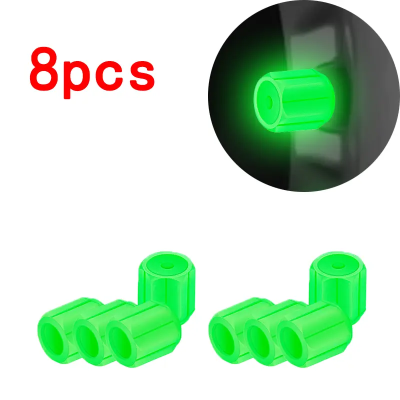 Luminous Tire Valve Caps 6 Colors Car Motorcycle Glowing Valve Cover Car Tire Wheel Hub Styling Tool Auto Accessories 4/8/20pcs - Image 11
