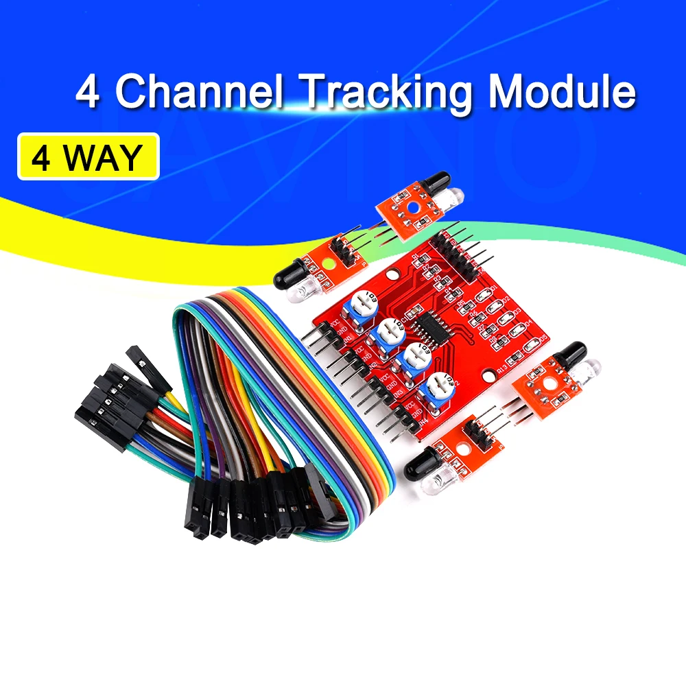 Four-Way-infrared-tracing-4-Channel-tracking-Module-transmission-line ...