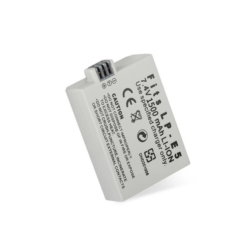 1500mAh 7.4V LP-E5 LP E5 Camera Battery + LED LPE5 Battery Charger for Canon 500D 450D 1000D Rebel Xsi Kiss X3/F rechargeable battery camera battery charger camera battery rechargeable battery charger