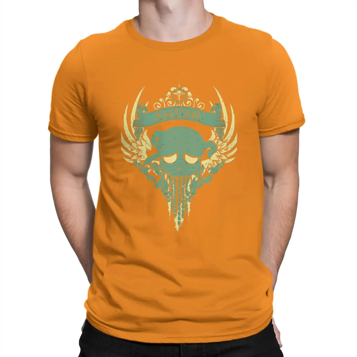thumbnail image 1 of Camiseta AMUMU para hombre, de Arcane League of Legends, humor del juego LOL, manga corta, cuello redondo, algodón puro, ideal para regalar., 1 of 7