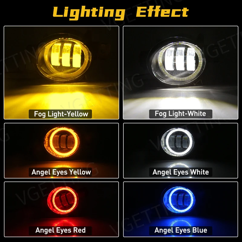 Фото Противотуманные фары Angel Eye для Nissan Altima Sylphy Bluebird Versa Urvan Note X-Trail T30 Rogue T32 Fuga Y50, светодиодные дневные ходовые огни №2