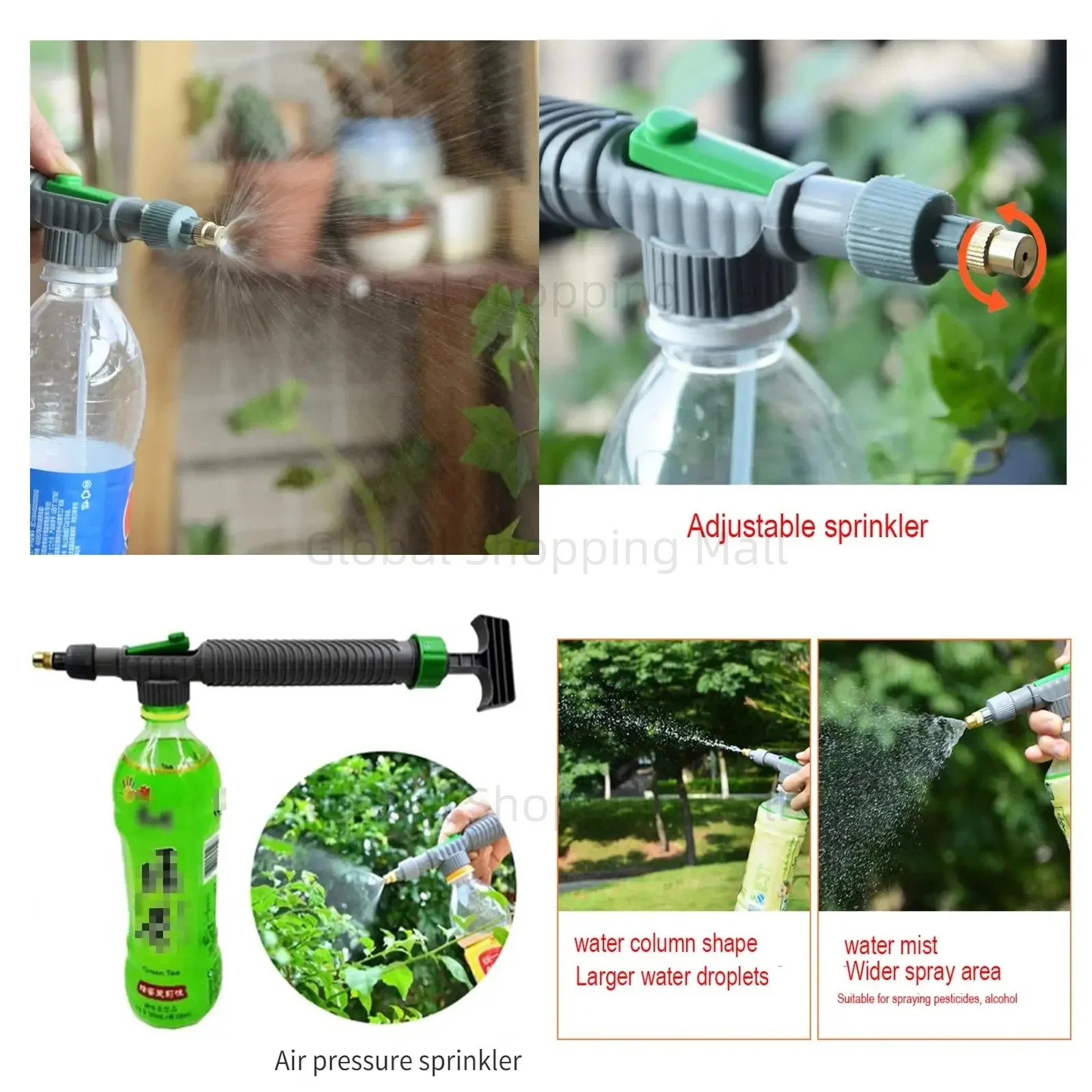 Garten-Sprühdüsen 10 Stück – Bewässerungsdüsen Mit 6 Mm Gewinde, Für Tröpfchenbewässerung