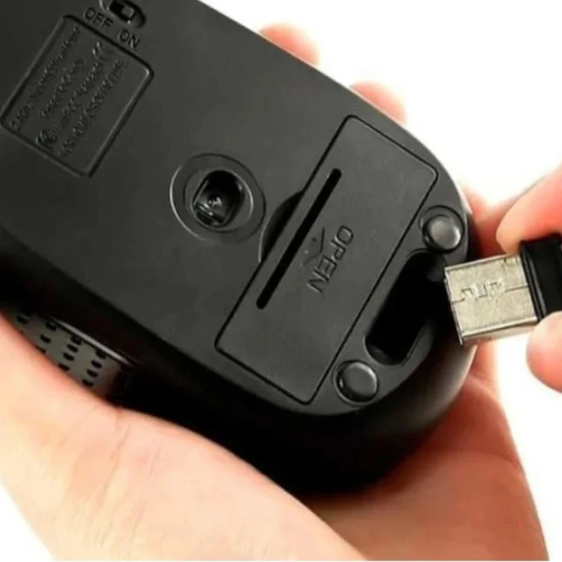 High-Performance 2.4GHz Wireless Gaming Mouse with USB Receiver