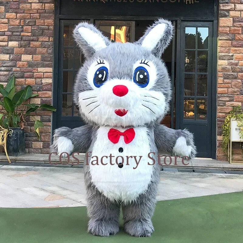 Giant Panda Inflatable Costume Street Funny Polar Bear Mascot Costume Party Cosplay Plush Doll Inflatable Mascot Costume