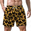 Men's Leopard Print Beach Shorts 3d Print Casual Party Clothes Board Shorts Harajuku Breathable Swimsuit Homme Oversized Clothes 6